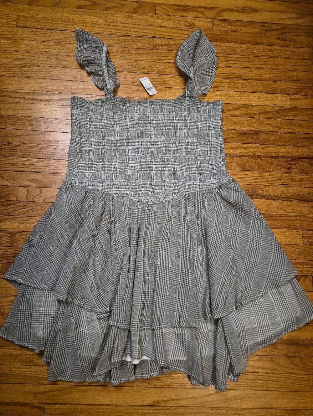 Aerie Plaid Handkerchief Mini Size XL - Picture 2 of 4